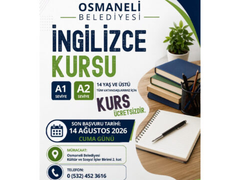 Osmanelinde ingilizce ogrenmek isteyenlere ucretsiz kurs firsati TfBV97Sm