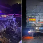 Otomobil kamyona carpti 1 olu 2si cocuk 3 yarali fr4FETG8